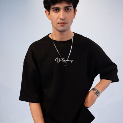 Statement Black Graphic T-Shirt